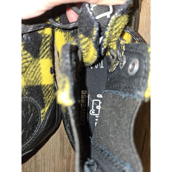 Converse Woolrich CTAS Hi Chelsea Boot 553385C Black/Yellow Size US‎ 6.5 EU 37 - Picture 10 of 14
